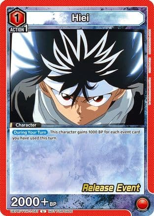 Hiei (081) — UE13BT: Yu Yu Hakusho: Ghost Files Release Event Cards