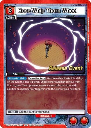 Rose Whip Thorn Wheel — UE13BT: Yu Yu Hakusho: Ghost Files Release Event Cards