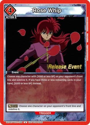 Rose Whip — UE13BT: Yu Yu Hakusho: Ghost Files Release Event Cards