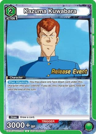 Kazuma Kuwabara (105) — UE13BT: Yu Yu Hakusho: Ghost Files Release Event Cards
