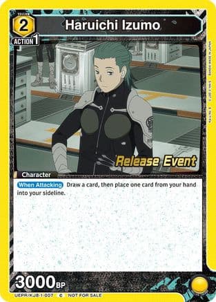 Haruichi Izumo (007) — UE12BT: Kaiju No. 8 Release Event Cards