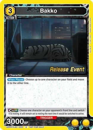 Bakko (022) — UE12BT: Kaiju No. 8 Release Event Cards