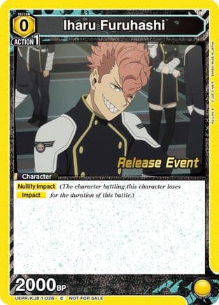 Iharu Furuhashi (026) — UE12BT: Kaiju No. 8 Release Event Cards