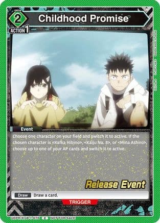 Childhood Promise — UE12BT: Kaiju No. 8 Release Event Cards