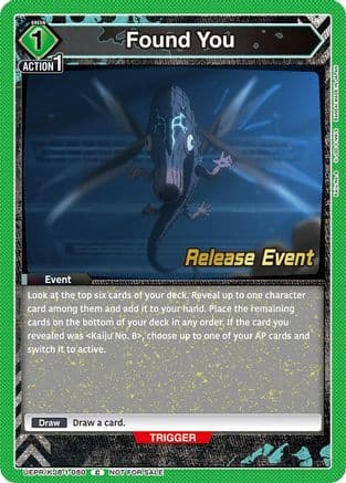 Found You — UE12BT: Kaiju No. 8 Release Event Cards