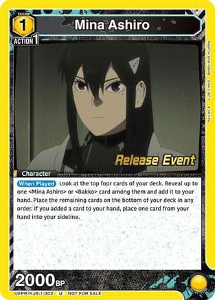 Mina Ashiro (002) — UE12BT: Kaiju No. 8 Release Event Cards