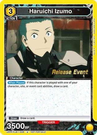 Haruichi Izumo (008) — UE12BT: Kaiju No. 8 Release Event Cards