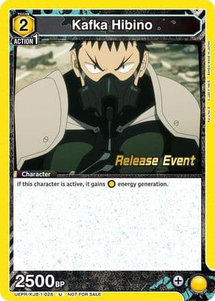 Kafka Hibino (025) — UE12BT: Kaiju No. 8 Release Event Cards