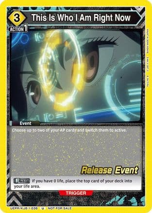 This Is Who I Am Right Now — UE12BT: Kaiju No. 8 Release Event Cards