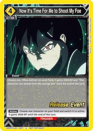 Now It's Time For Me to Shoot My Foe — UE12BT: Kaiju No. 8 Release Event Cards