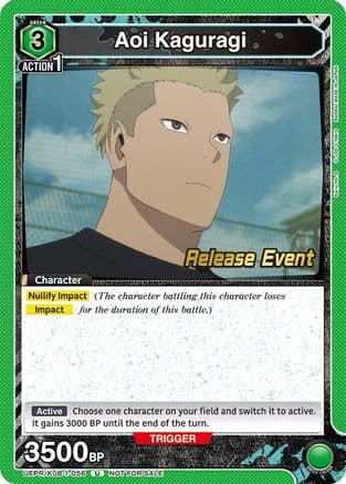 Aoi Kaguragi (056) — UE12BT: Kaiju No. 8 Release Event Cards