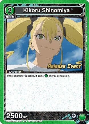 Kikoru Shinomiya (058) — UE12BT: Kaiju No. 8 Release Event Cards