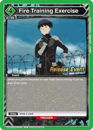 Fire Training Exercise — UE12BT: Kaiju No. 8 Release Event Cards