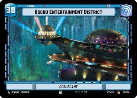 Uscru Entertainment District // Spy — Secrets of Power Star Wars: Unlimited card by Henning Ludvigsen