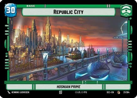Republic City // Spy — Secrets of Power Star Wars: Unlimited card by Henning Ludvigsen