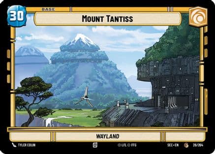 Mount Tantiss // Spy — Secrets of Power Star Wars: Unlimited card by Tyler Edlin