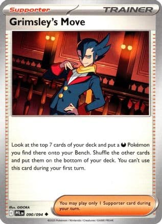 Grimsley's Move — ME02: Phantasmal Flames Pokémon TCG card by GIDORA