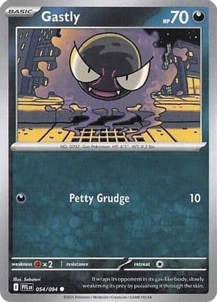 Gastly — ME02: Phantasmal Flames Pokémon TCG card by Saboteri