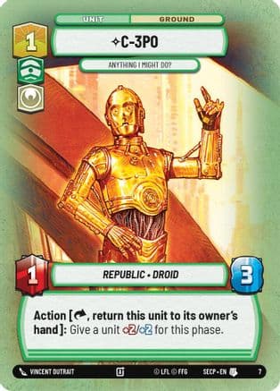 C-3PO - Anything I Might Do? — Secrets of Power - Weekly Play Promos
