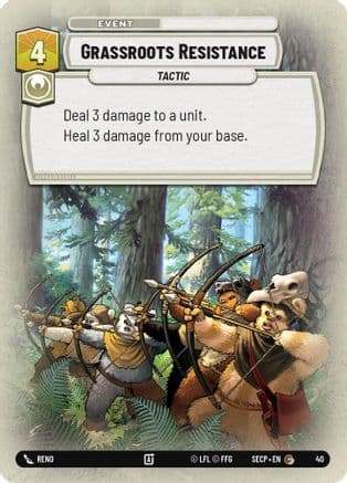 Grassroots Resistance (Foil) — Secrets of Power - Weekly Play Promos