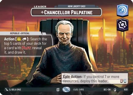 Chancellor Palpatine - How Liberty Dies (Showcase) — Secrets of Power
