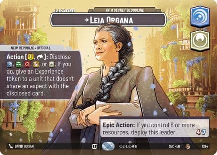 Leia Organa - Of A Secret Bloodline (Showcase) — Secrets of Power