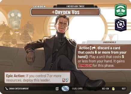 Dryden Vos - I Never Ask Twice (Showcase) — Secrets of Power