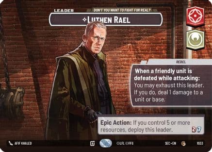 Luthen Rael - Don't You Want To Fight For Real? (Showcase) — Secrets of Power