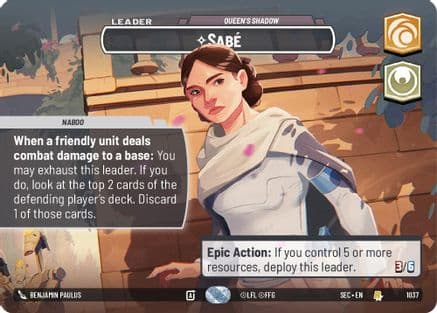 Sabe - Queen's Shadow (Showcase) — Secrets of Power