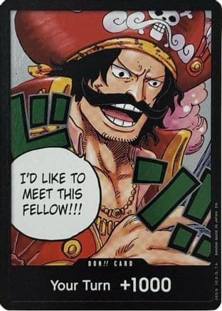DON!! Card (Gol.D.Roger) — Carrying On His Will