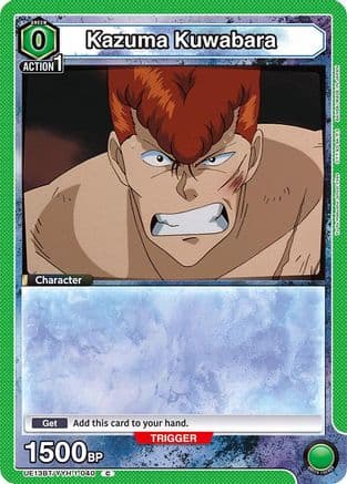 Kazuma Kuwabara (040) (Box Topper Foil) — UE13BT: Yu Yu Hakusho: Ghost Files