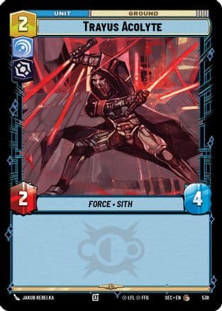 Trayus Acolyte (Foil) — Secrets of Power Star Wars: Unlimited card by Jakub Rebelka