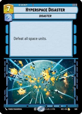 Hyperspace Disaster (Foil) — Secrets of Power