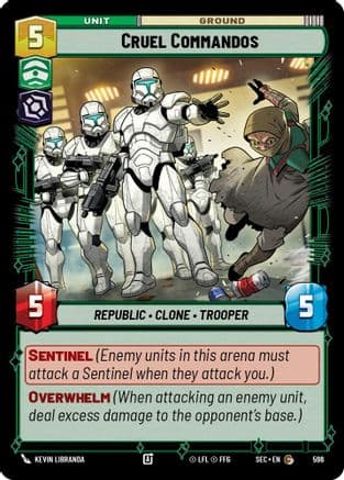 Cruel Commandos (Foil) — Secrets of Power