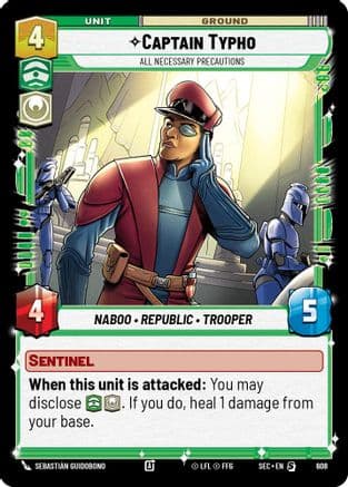 Captain Typho - All Necessary Precautions (Foil) — Secrets of Power