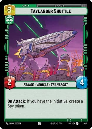 Taylander Shuttle (Foil) — Secrets of Power