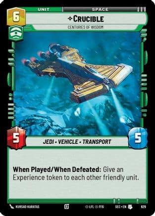 Crucible - Centuries of Wisdom (Foil) — Secrets of Power Star Wars: Unlimited card by Kursad Karatas