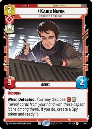 Karis Nemik - Freedom is a Pure Idea (Foil) — Secrets of Power