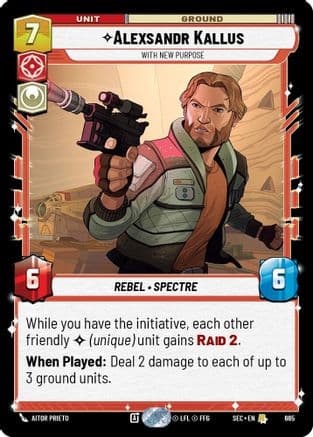 Alexsandr Kallus - With New Purpose (Foil) — Secrets of Power
