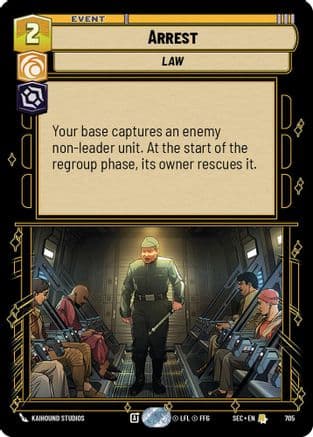 Arrest (Foil) — Secrets of Power