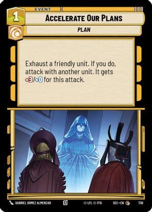 Accelerate Our Plans (Foil) — Secrets of Power