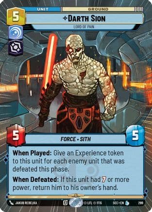 Darth Sion - Lord of Pain (Hyperspace) — Secrets of Power