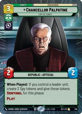 Chancellor Palpatine - I Am the Senate (Hyperspace) — Secrets of Power