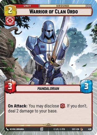 Warrior of Clan Ordo (Hyperspace) — Secrets of Power