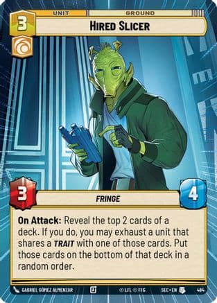 Hired Slicer (Hyperspace) — Secrets of Power