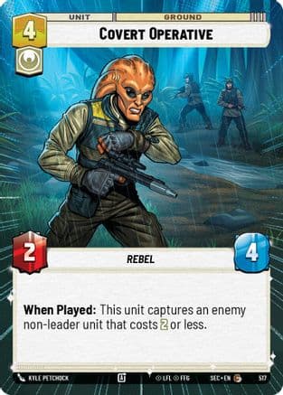 Covert Operative (Hyperspace) — Secrets of Power Star Wars: Unlimited card by Kyle Petchock