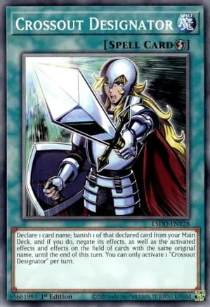 Crossout Designator — Legendary 5D's Decks
