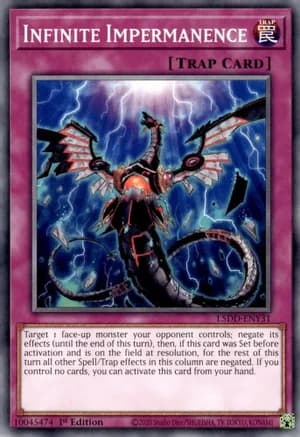 Infinite Impermanence (L5DD-ENY31) — Legendary 5D's Decks