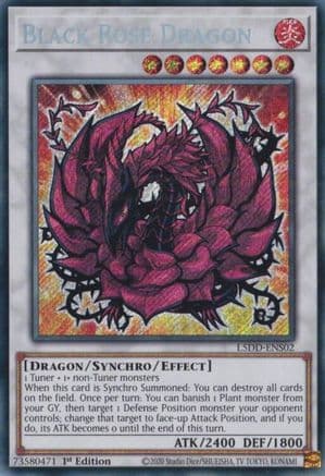 Black Rose Dragon (L5DD-ENS02) — Legendary 5D's Decks