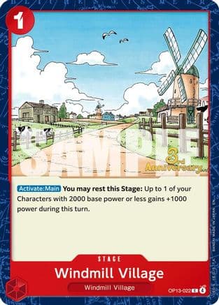 Windmill Village — Carrying On His Will: 3rd Anniversary Tournament Cards